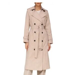 Avec Les Filles City Relaxed Water Resistant Belted Trench Coat